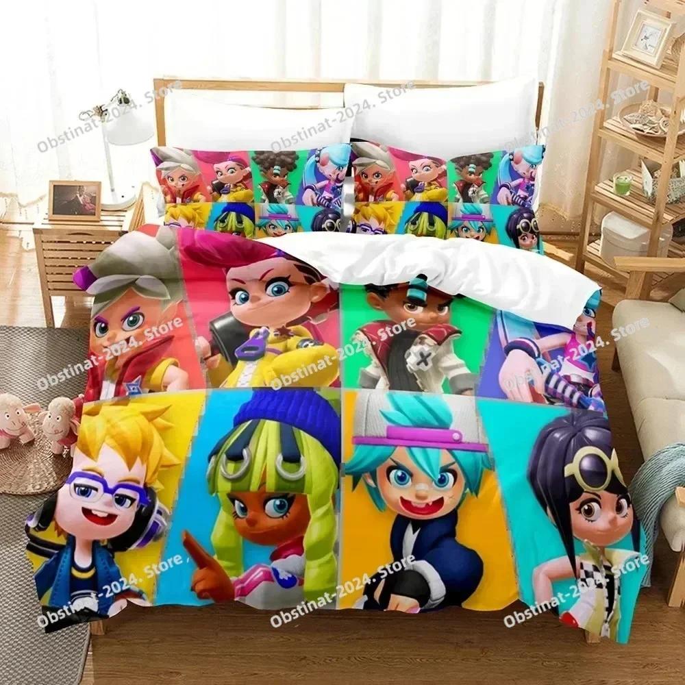 3D Ninjala Cartoon Game Bedding Set Print single Comforter Quilt Bed Cover Duvet Cover Pillow Case 3 Pieces Sets Kids Adult Size