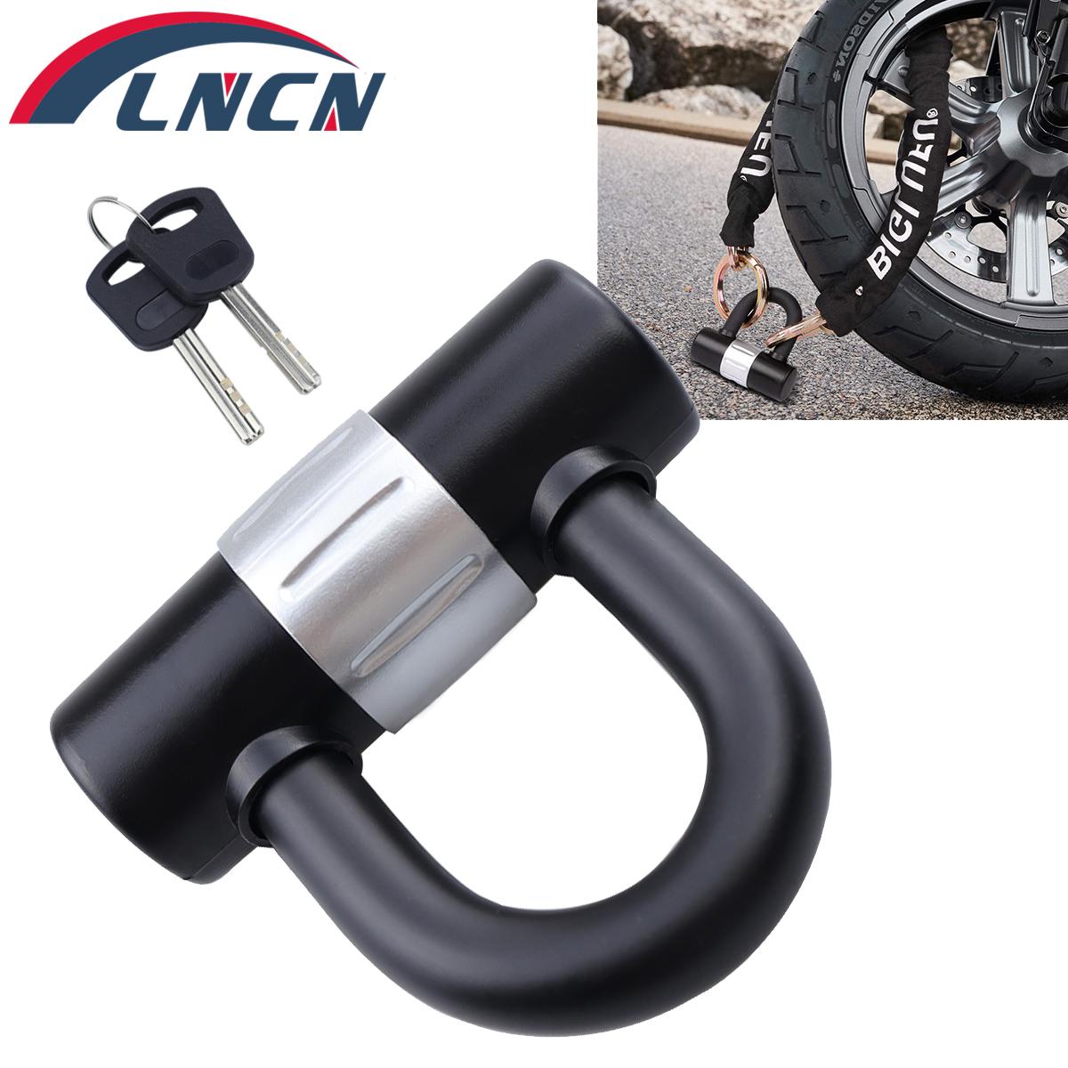 Anti-theft Bike U Lock With 2 Keys  Heavy Duty U Lock Motorcycle  Bicycle Dics Lock CP-3168