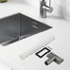 Gray Kitchen Sink Sink Overflow For Kitchen Use Adjustable Height Quick Installation Seals Square Interface 77.5 X 41 Mm