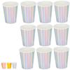 20 Stück Pappbecher zum Trinken, kompostierbarer Becher, recycelbarer Saftbecher für Party, Kaffee, Tee