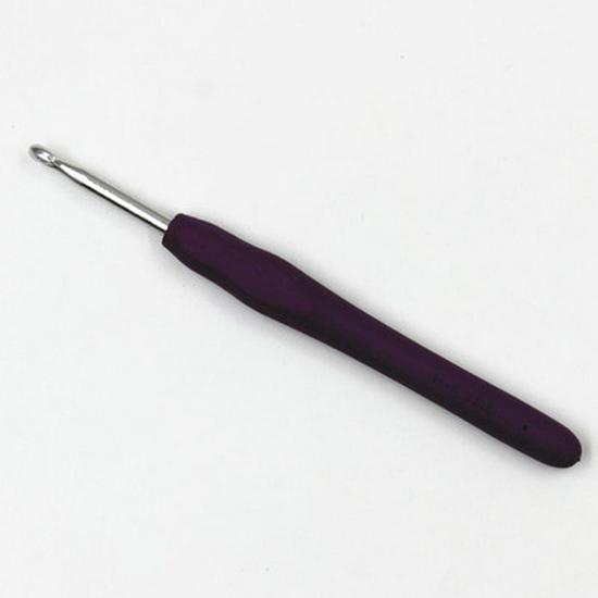 Kolorowy antypoślizgowy zestaw szydełkowy z miękkimi silikonowymi uchwytami, odporne na zużycie narzędzia dziewiarskie z tlenku glinu, bezpłatna wysyłka