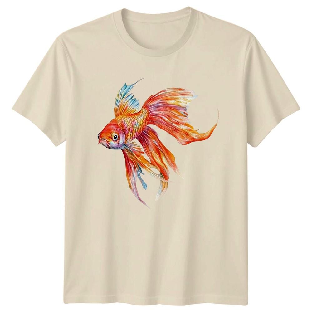 Goldfish Watercolor TShirt Aquatic Nature 2026 Gift For Him And Her