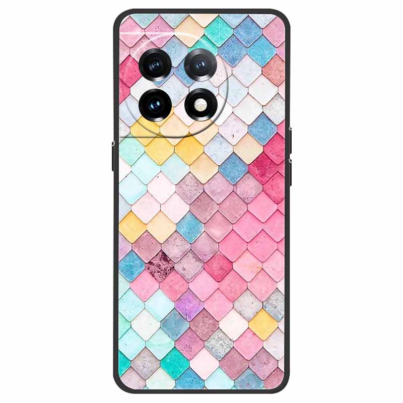 Für OnePlus 11 Hülle OnePlus11 5G Stoßfest Weiches Silikon TPU Rückseite für OnePlus 11 One Plus 11 5G Handyhüllen Niedliche Katze Wolf