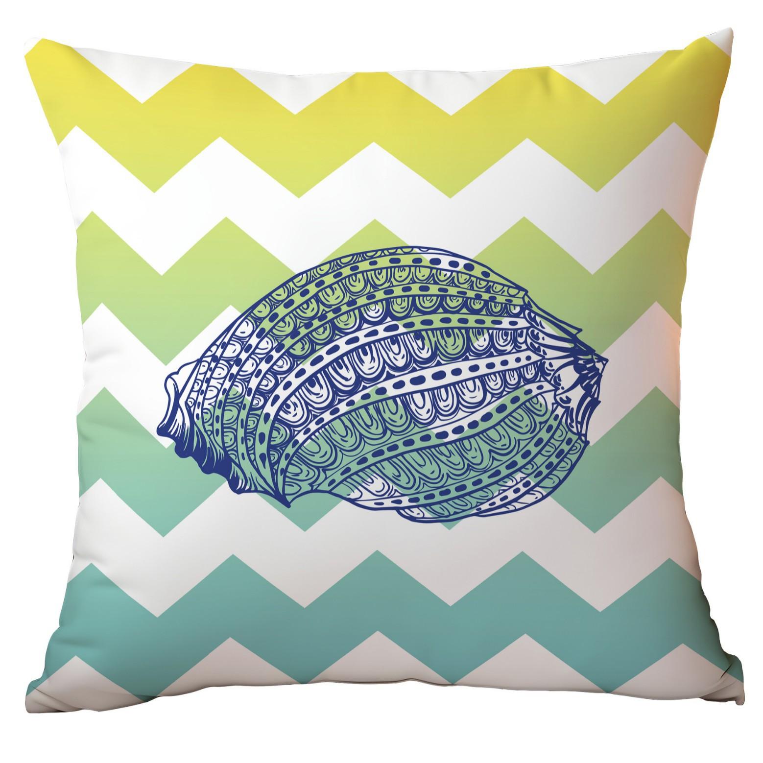 Морская Биополиэфирная Наволочка Полосатый Принт Наволочка Домашняя Диванная Наволочка Премиум Прочное Качество Полезная 45 * 45Cm