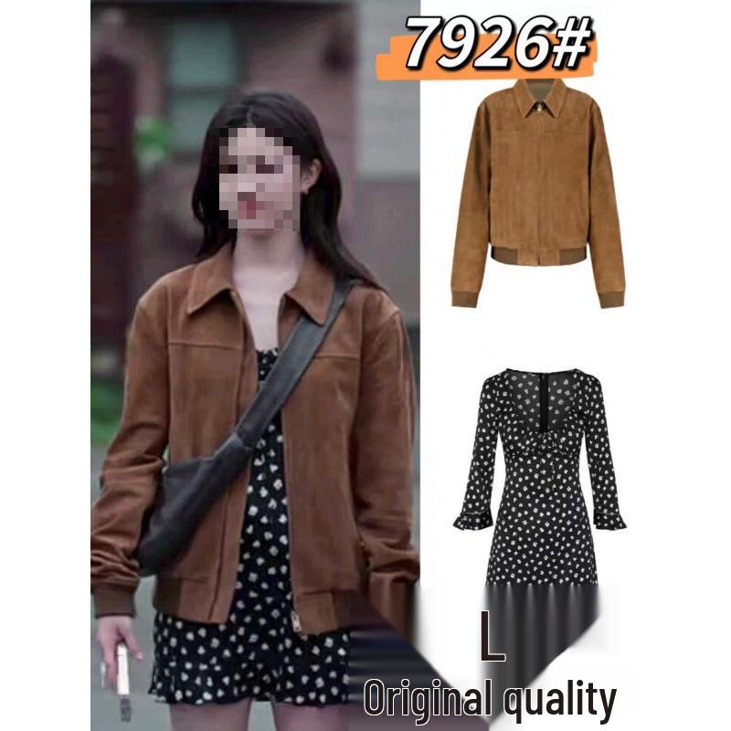

Spring 2026 Go Youn Jung Style Women’s Lapel Jacket Coat and Short Skirt Suit S