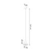 Lampa Wisząca Taleja 1 Gu10 Es111 Biały Sollux Sl.0987