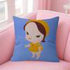 Art YYoshitomo NNaras Pillow Gift Home Office Decoration Bedroom Sofa Car Cushion Cover Case 45x45