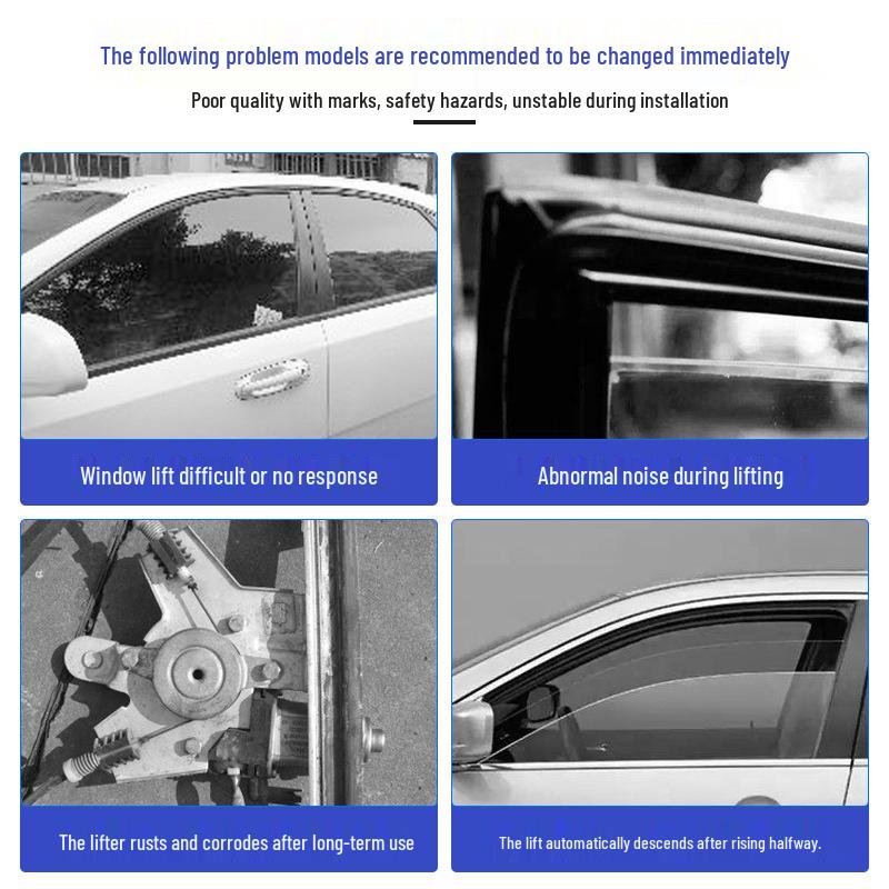 Fits 08-17 VW Lavida Power Window Regulator Assembly with Bracket, Motor, and Lifter.