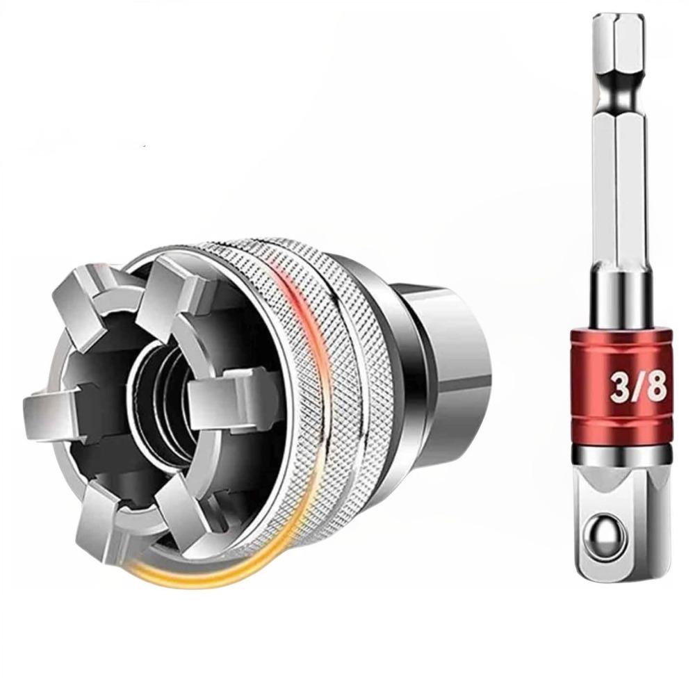 Multi-Function Universal Socket Wrench Set Hex Head 10mm-19mm Universal Maintenance Tool Ratchet Torque Wrench