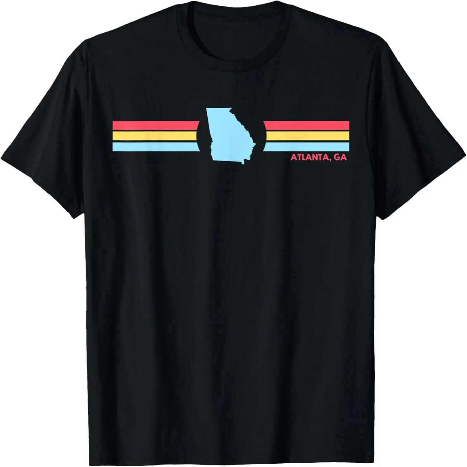 Atlanta Georgia Souvenir GA Retro T-Shirt XXXXXL чёрный