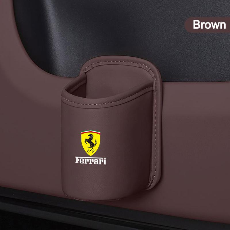 Car Seat Back/Door Water Cup Box Drink Storage Bottle Rack For Ferrari SP1 812 F40 F12TDF SF90 458 488 599 612 F12 Accessories HS7