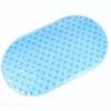 Transparent Blue Anti-Slip Shower Mat Set