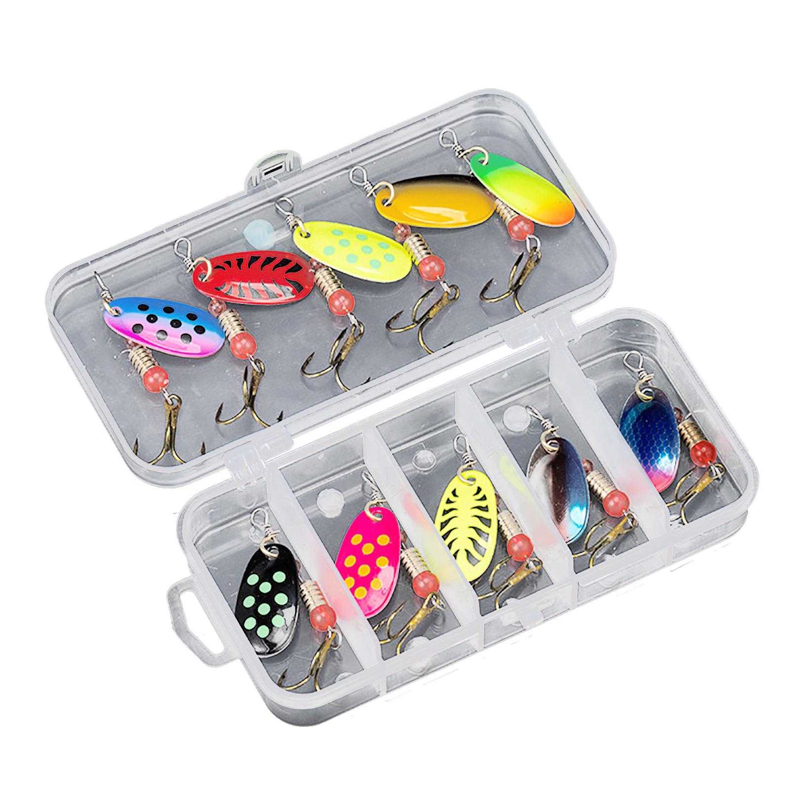 

Набор из 10 шт. блесен для ловли форели с тройным крючком, блесна для форели, жесткие металлические приманки, рыболовные вертушки, жесткие приманки, крэнкбейты A