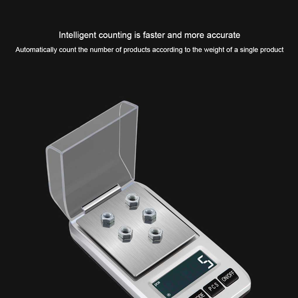 200g/0.01g High Precision Digital Scale Electronic Backlight Pocket Kitchen Scales Jewelry Accurate Tare Weighing Gram