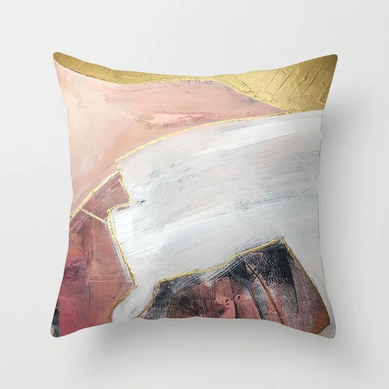 Abstract Colorful Graffiti Pattern Pillowcase Car Ornaments Office Living Room Home Pillowcase