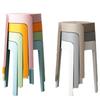 Nordic Stackable Plastic Round Stool