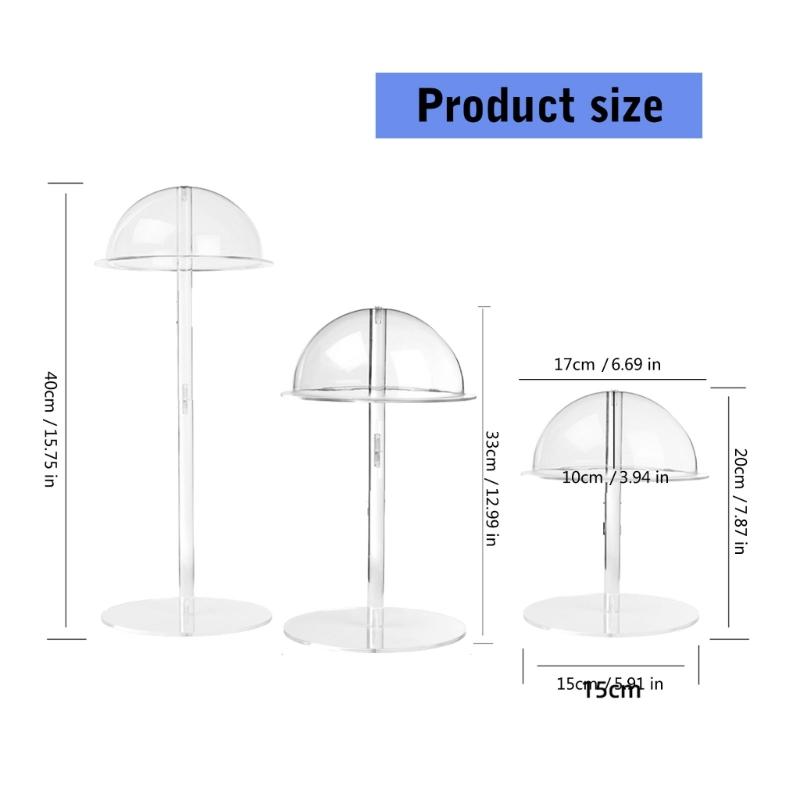 Multifunktionale Hutaufbewahrungslösung Acryltextur Hutkollektionsaufbewahrungshalter Perfekt für Schlafzimmer und Einzelhandelsausstellung
