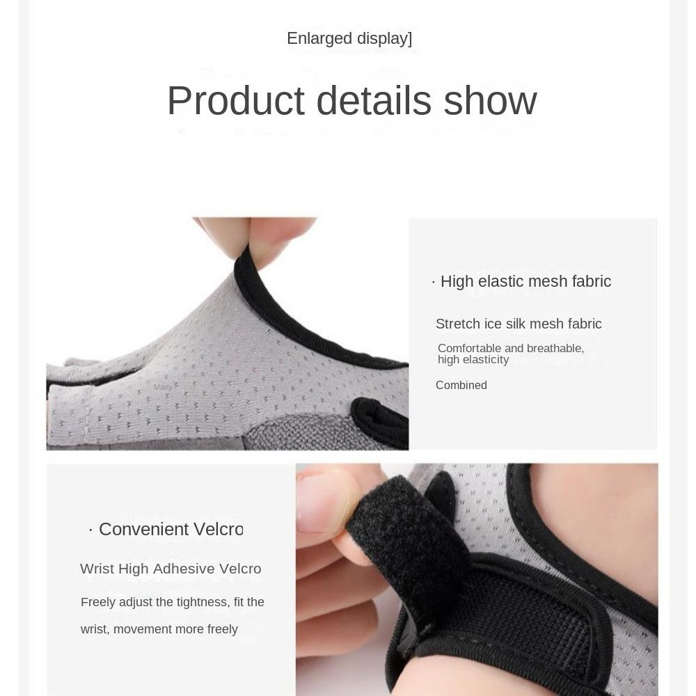 Breathable Gym Gloves Shockproof Fitness Training Gloves High Quality Cycling Gloves  Cycling