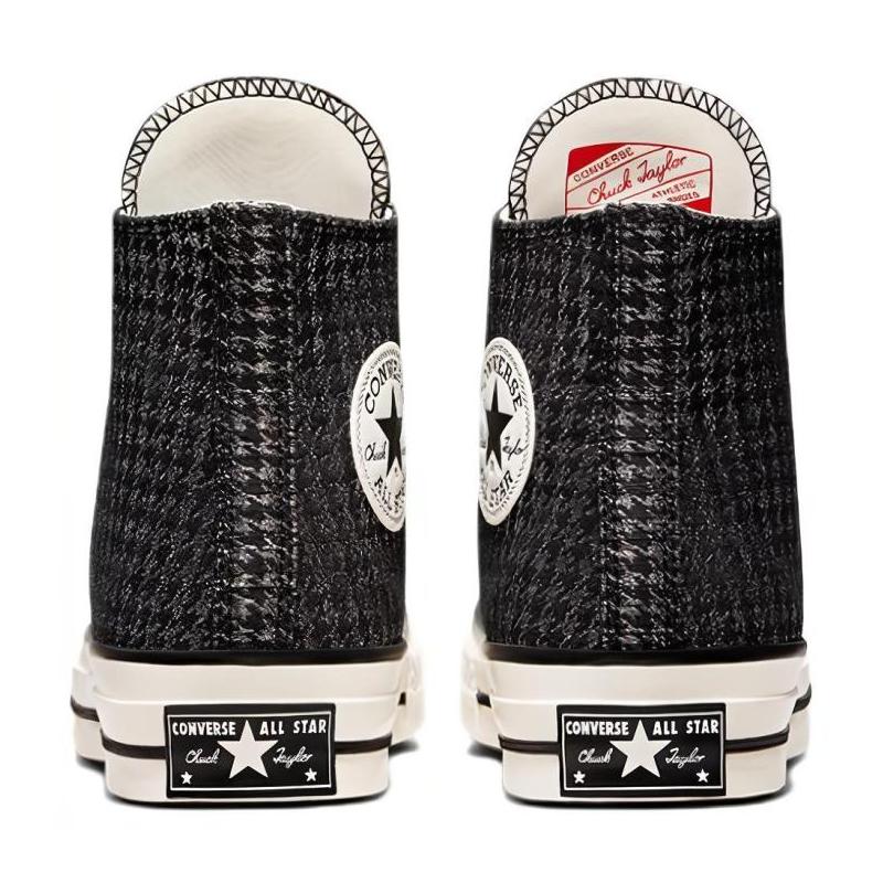 Converse 1970s Trendy Casual High Top Canvas Shoes Women's Black & White