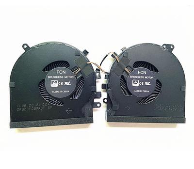 MOQIAN CPU and GPU Cooling Fan Replacement for Razer Spirit Blade 15 GTX1060 Laptop Fan DFS501105PR0T DFS5K121142621 RZ09-027 RZ09-0270 RZ09-03009E97