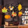 36 Natural Wood Thanksgiving Maples Leaf Ornamen Handcrafted Autumns Decors For Festival Seasonal Display