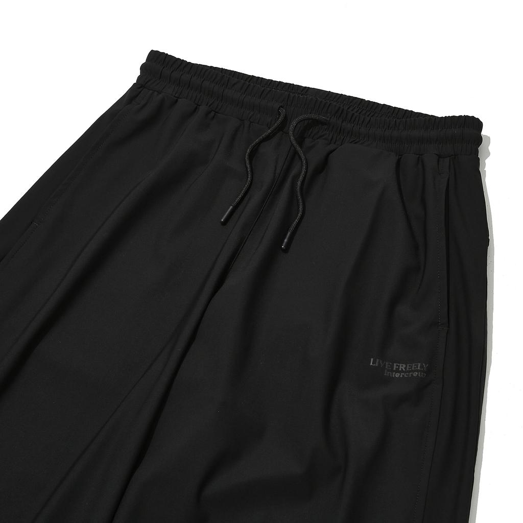 INTERCREW Women'S All-Waisted Tree Coat Wide Pants Black Ita2Pl55Abk