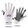 Men Women Ice Silk Gym Workout Fishing Gloves Full Finger UV Protection Breathable Durable