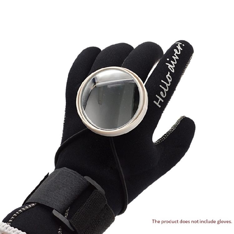 Diving Hand Mirror Convex Adjustable Underwater Equipment Diving Rearview Mirror for Drifting Snorkeling Enduring
