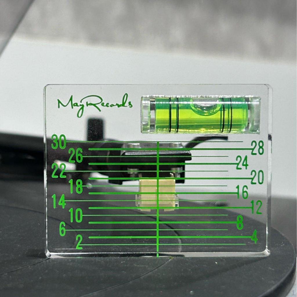 VTA Azimuth Ruler HighQuality Acrylic Tonearm Alignment Gauge Precision Crafted