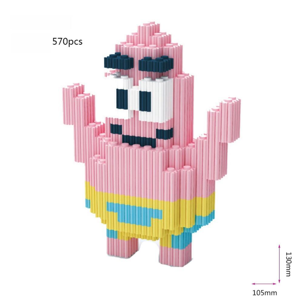 Cute Building Blocks Small Particle Assembly Building Blocks Toy Diy Building Blocks Children'S Toy Model Educational Graphic