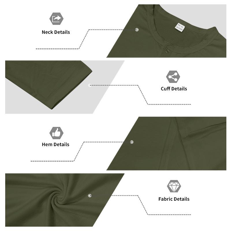 Herren S EU Größe Langarm T-Shirt Slim Fit Lässig Basisschicht
