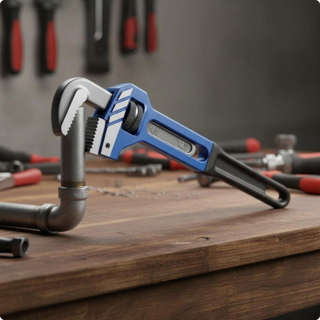 Plumbing Wrench Rapid Pipe High Hardness HeavyDuty Quick Manufactured Steel