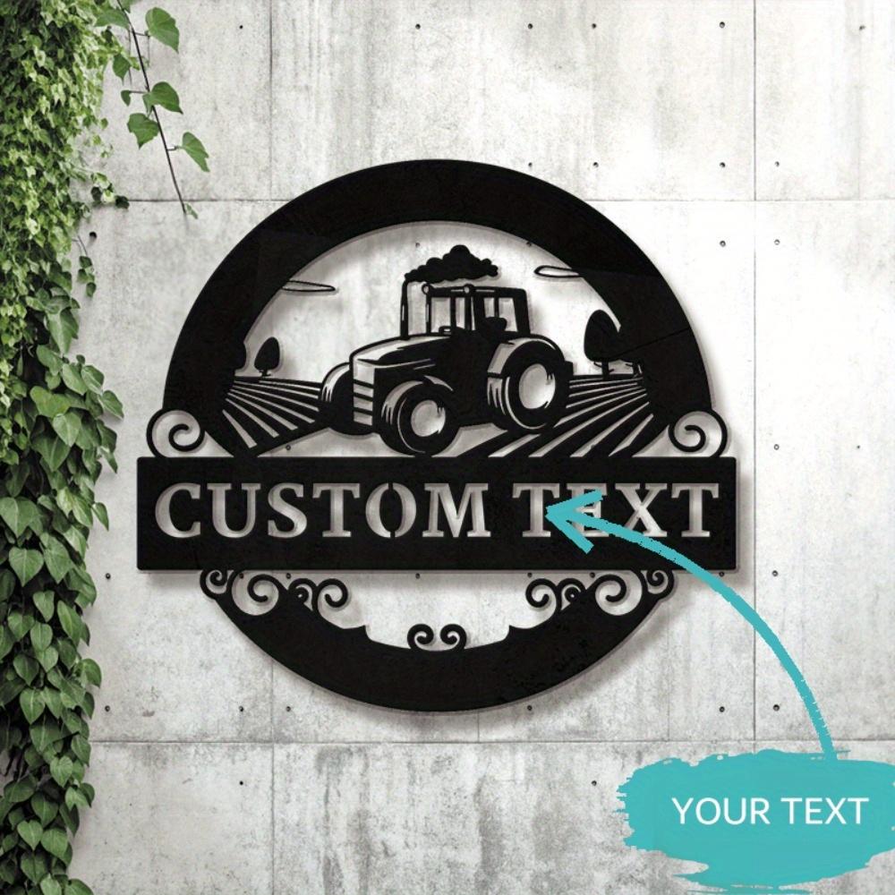 Metal Wall Art Farm Machinery Design Rustic Home Decor Housewarming Gift