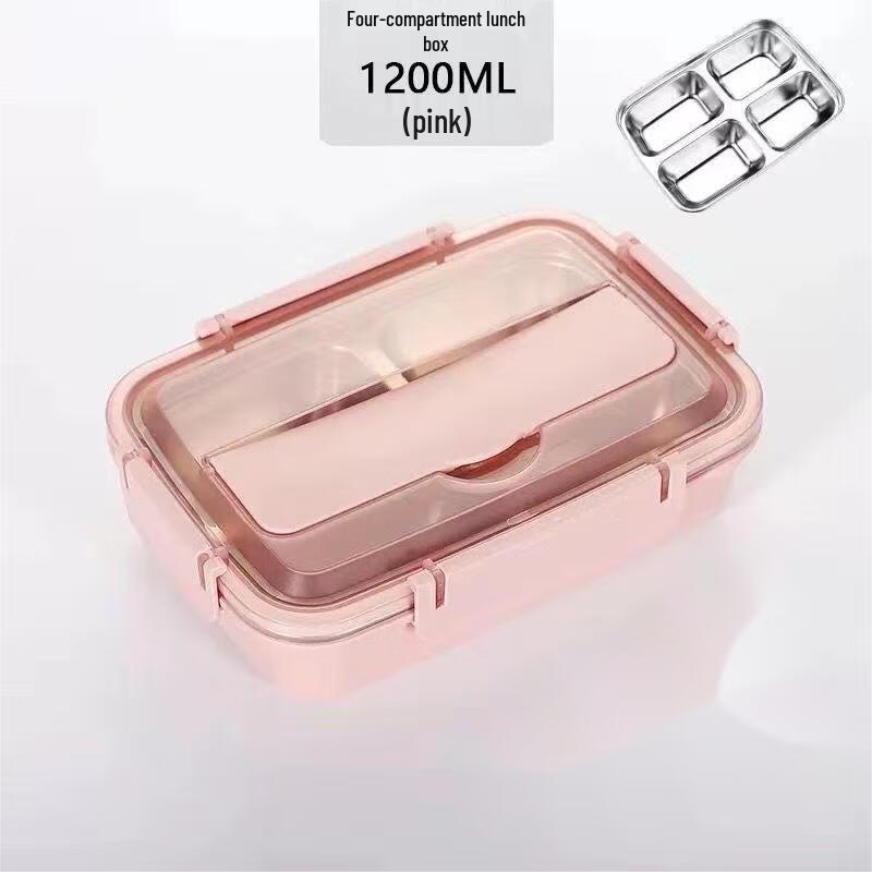 Qianxing 304 Stainless Steel Insulated Divided Lunch Box