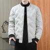 Winter Cotton-padded Jacket Men's Fashion Loose Baseball Collar Velvet Thickened Cotton-padded Jacket Winter Cotton-padded Jacket Public Version