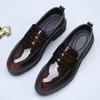 High-end Polished Leather Shoes Men's Autumn New Men's Leather Versatile Breathable Lazy One-pedal Business Casual Shoes