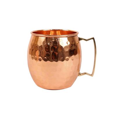 Κούπα Μπύρας Moscow Mule | Πακέτο 1 | 500 ML | Κούπα Μπύρας από Σφυρήλατο Χαλκό | Αντίκες Ποτήρια για Ξενοδοχεία και Εστιατόρια