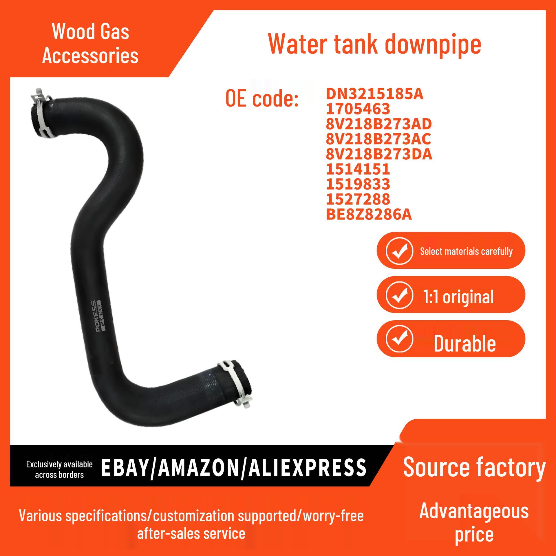 

Radiator Lower Hose and Auxiliary Water Pump for Ford Fiesta 13 1.5T (DN3215185A) pokess