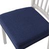 Washable Stretch Chair Seat Covers Solid Colors Spandex Chair Covers  Dining Room