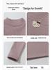 Girls' Fleece-Lined Long-Sleeve T-Shirt - Autumn/Winter Semi-High Collar Top