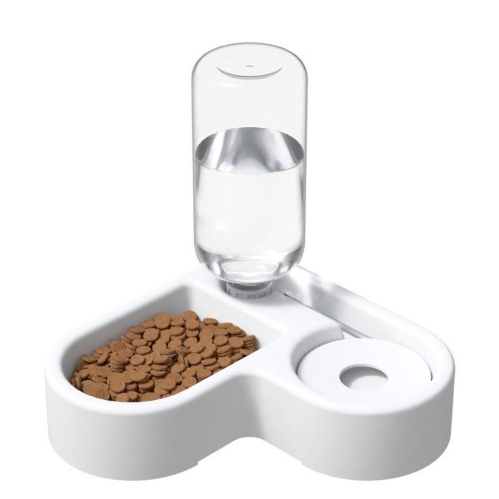 Feeding Dispenser Automatic Water Bowl Feeder Dual-use Corner Pet Food Dish Drinking And Feeding