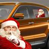 Waterproof Realistic Santa Claus Sticker Christmas Car Window Glass Decal Decoration Ride With Santa Funny Christmas Window