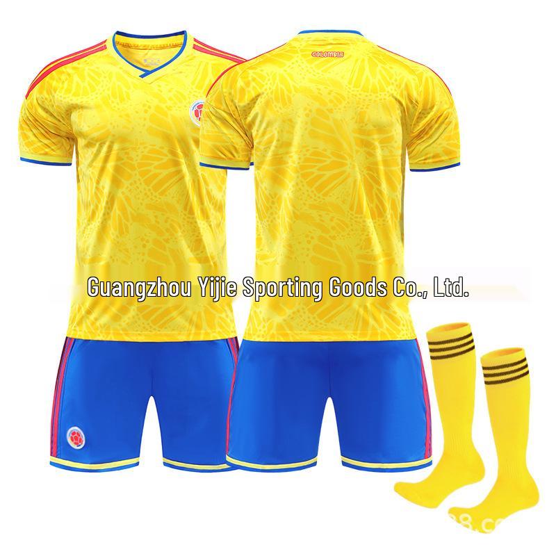 Colombia 2026 World Cup Home Kit: James #10, Diaz #7, Rios #6 Jerseys