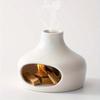 Ceramic Chimney Palo Santo Incense Burner Ash Catcher for Meditation Energy Cleansing Spiritual Decor Relaxation Gift for Home