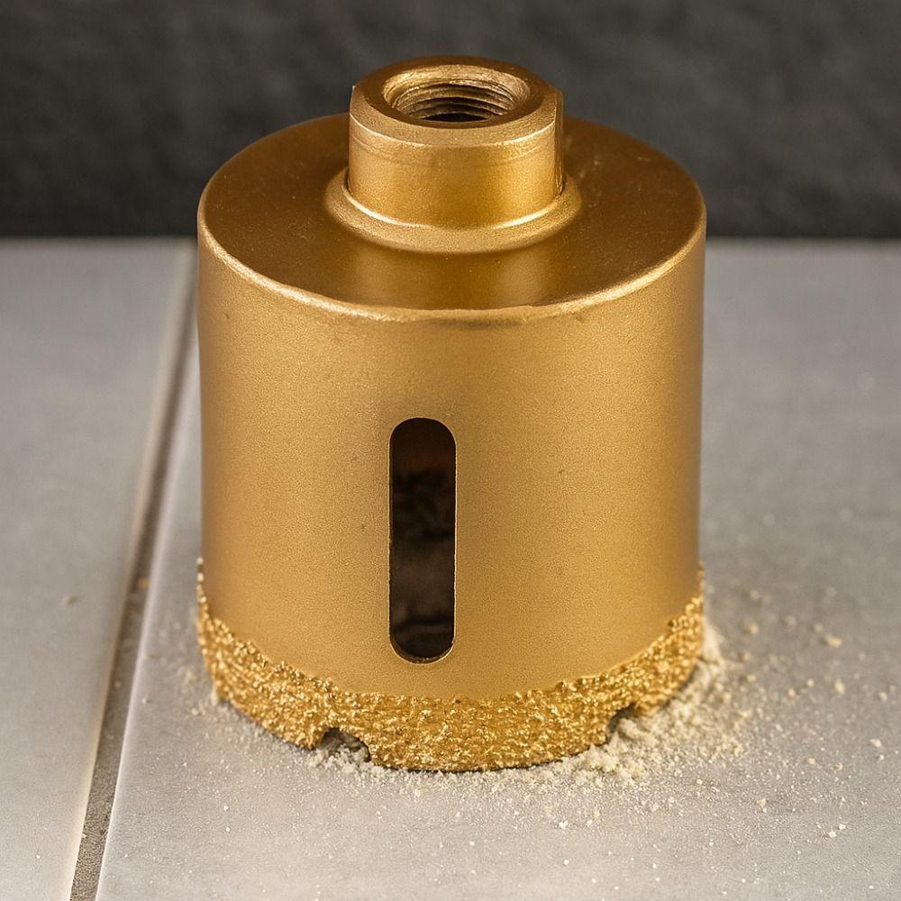 Thread Design Vacuum Brazed Core Bits Quick Release Tile Hole Drill Bit  Angle Grinder Use