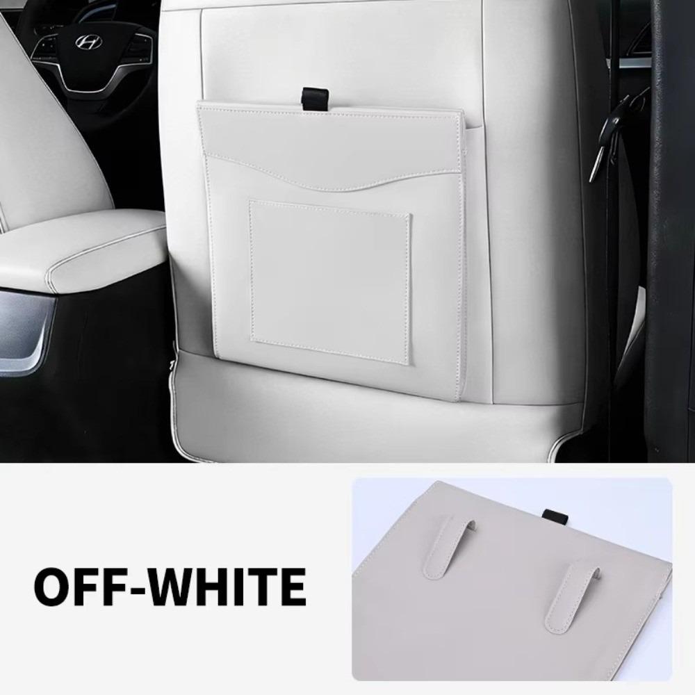 Waterproof PU Leather Car Garbage Bag Hanging Installation Hanging Storage Bag Car Interior