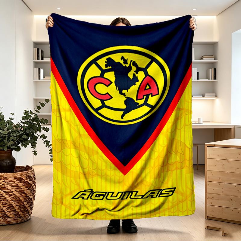 Club America Print Blanket - Soft & Comfortable, for Bedroom, Travel, Sofa, Home Decoration - Birthday Christmas Gift for Friend