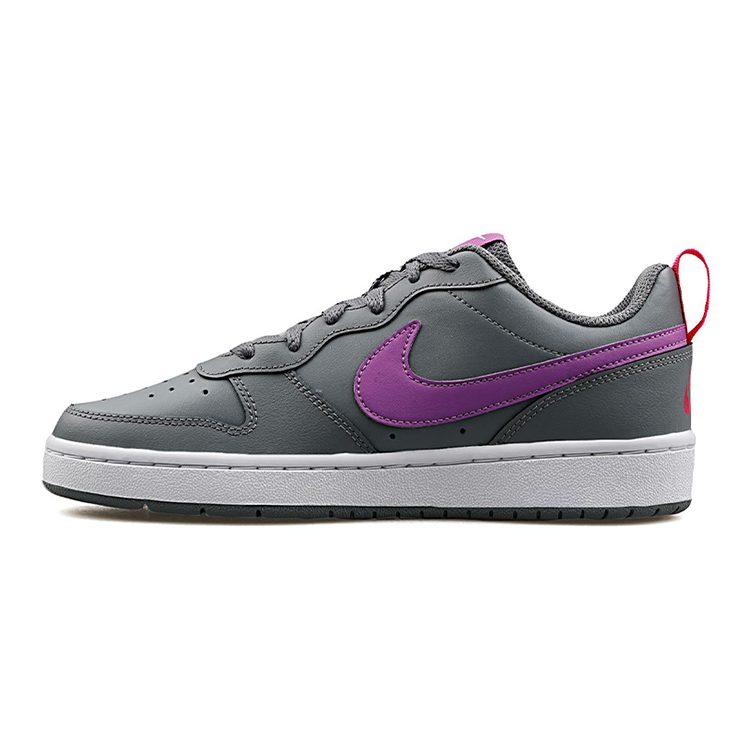 Nike Court Borough Low 2 Synthetic Leather Slip Resistant Cushioning Abrasion Resistant Low top Skateboard Shoes BQ5448-006