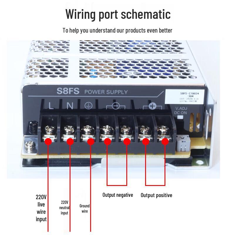 Kezhou S8FS DC 5V 7A Switching Power Supply