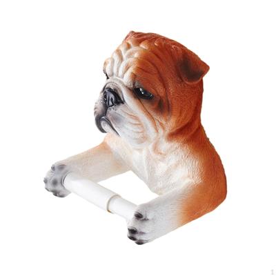 Moderner wandmontierter Toilettenpapierhalter mit Ablage